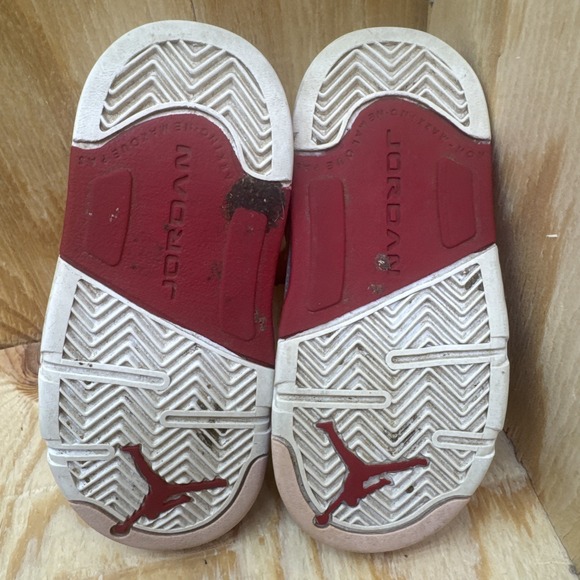 Nike Jordan 5 Retro Pink Foam Toddler‎ Shoes 7C Girls 725172-106 Baby Sneakers - Picture 5 of 9